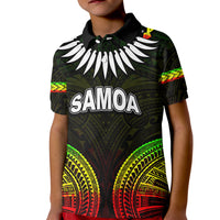 Custom Samoa Ula Nifo Tribal Polo Shirt KID Regage Style LT6 - Wonder Print Shop