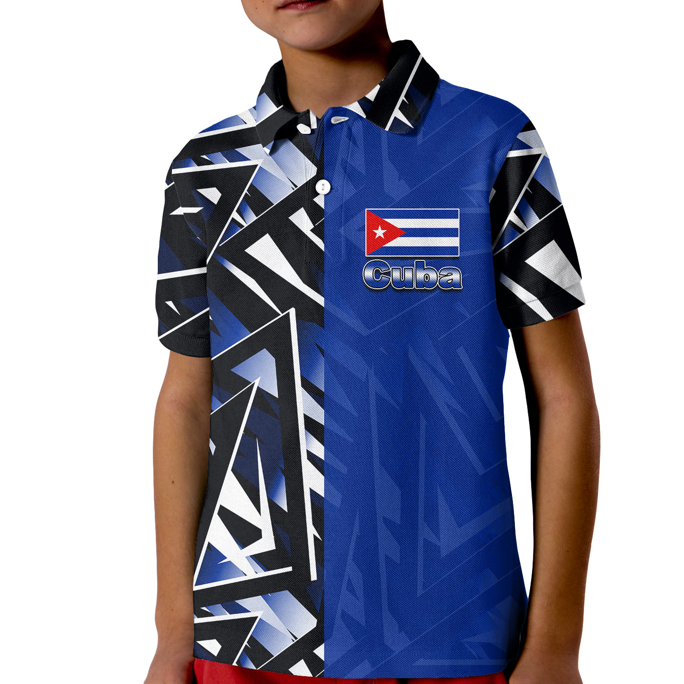 custom-personalised-cuba-polo-shirt-kid-sport-style