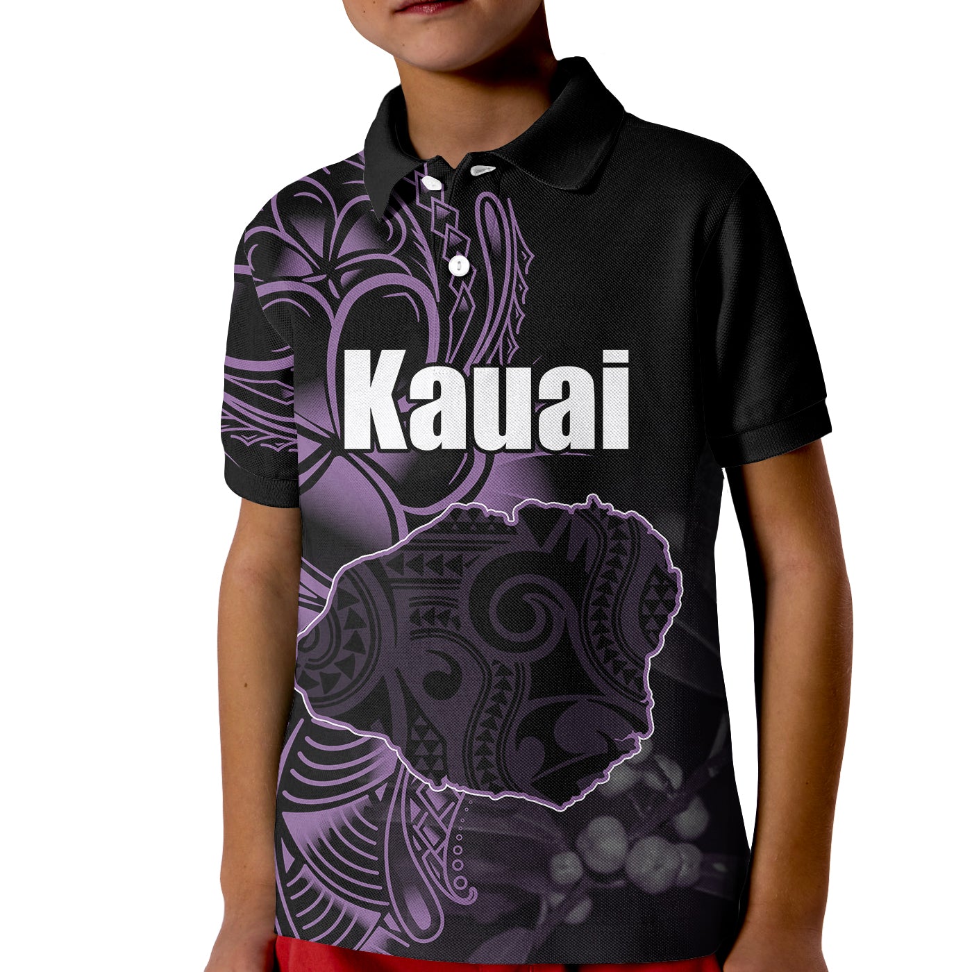 custom-personalised-hawaiian-islands-polo-shirt-kid-kauai