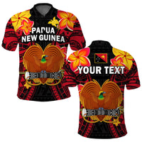 Custom Papua New Guinea Polo Shirt PNG Bird Of Paradise Polynesian Pattern - Wonder Print Shop