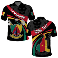 Custom Happy Independence Day Cameroon Polo Shirt - Wonder Print Shop