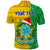 Custom Brazil Football Polo Shirt Christmas Santa Claus Selecao Champions LT13 - Wonder Print Shop