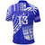 Custom Text and Number Fiji Rugby Sevens Polo Shirt Fijian 7s Tapa Polynesian Blue Ver.02 LT13 - Wonder Print Shop