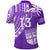 Custom Text and Number Fiji Rugby Sevens Polo Shirt Fijian 7s Tapa Polynesian Purple LT13 - Wonder Print Shop