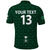 (Custom Text and Number) Saudi Arabia Football Polo Shirt Saudi Green Falcon Champions 2022 World Cup LT13 - Wonder Print Shop