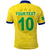 (Custom Text and Number) Brazil Football Polo Shirt World Cup Champions Soccer 2022 Selecao Brasil Campeao LT13 - Wonder Print Shop