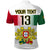 (Custom Text and Number) Portugal Football Polo Shirt Campeao Football 2022 White Sporty LT13 - Wonder Print Shop