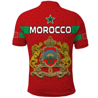 Morocco Football Polo Shirt Champions World Cup New History LT13 - Wonder Print Shop