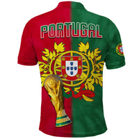 Portugal Football Polo Shirt Campeao Football 2022 Tie Dye Special LT13 - Wonder Print Shop