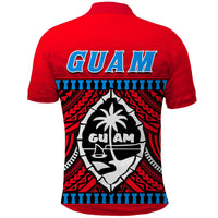 Chamorro Guam Polo Shirt Latte Stone Red Polynesian Haligi LT13 - Wonder Print Shop