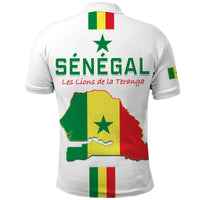 Senegal Football Polo Shirt World Cup Soccer Lions of Teranga Champions mix Map LT13 - Wonder Print Shop