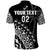 Custom Text And Number Fiji Rugby Polo Shirt Fijian Cibi Dance Tapa Pattern Black - Wonder Print Shop