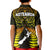 Aotearoa Fern Polo Shirt KID New Zealand Hei Tiki Gold Style LT13 - Wonder Print Shop