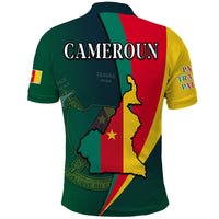 Cameroon Polo Shirt Map Cameroun Style Flag LT13 - Wonder Print Shop