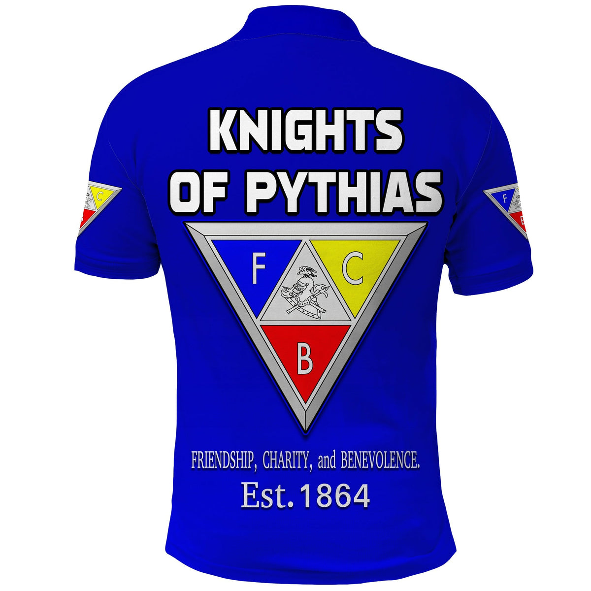 Custom Knights of Pythias Polo Shirt Since 1864 Original Style LT13 - Wonder Print Shop