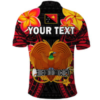 Custom Papua New Guinea Polo Shirt PNG Bird Of Paradise Polynesian Pattern - Wonder Print Shop