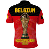 Belgium Polo Shirt Football 2022 De Rode Duivels Sporty Style - Wonder Print Shop