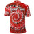 Custom African Polo Shirt Tie Dye Red Fashion LT13 - Wonder Print Shop