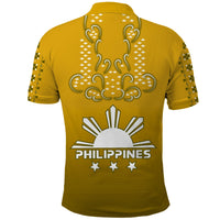Philippines Polo Shirt Sun Filipino Gold Barong LT13 - Wonder Print Shop