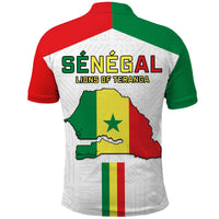 Senegal Football Polo Shirt Lions of Teranga Champions Soccer Wings Flying LT13 - Wonder Print Shop