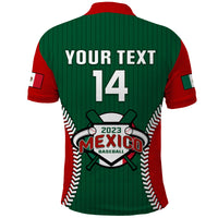 (Custom Text And Number) Mexico Polo Shirt Baseball Sporty Style - Wonder Print Shop