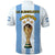 Argentina Football Polo Shirt World Cup La Albiceleste 3rd Champions Proud - Wonder Print Shop