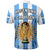 Argentina Football Polo Shirt La Albiceleste Campeon Proud White 2022 - Wonder Print Shop