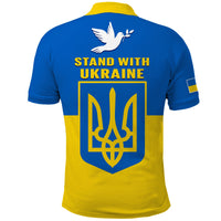 Ukraine Polo Shirt Stand With Ukrainian Simple Style - Wonder Print Shop