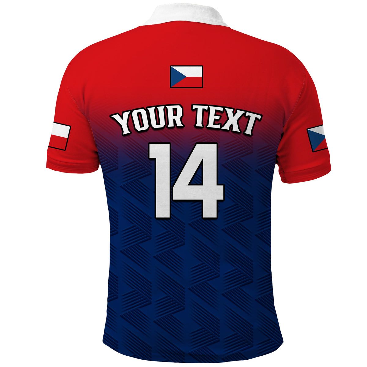 (Custom Text And Number) Czech Republic Polo Shirt 2023 Baseball - Wonder Print Shop
