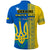 Ukraine Unity Day Polo Shirt Folk Ukrainian Coat Of Arms - Wonder Print Shop