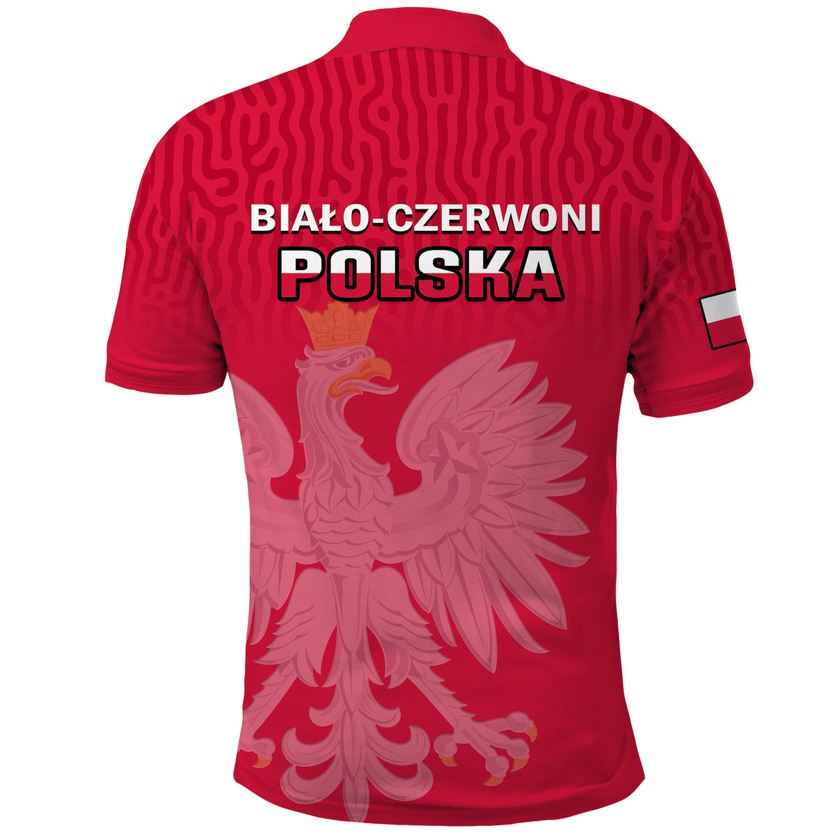 Poland Football Polo Shirt Polska Football 2022 Red - Wonder Print Shop
