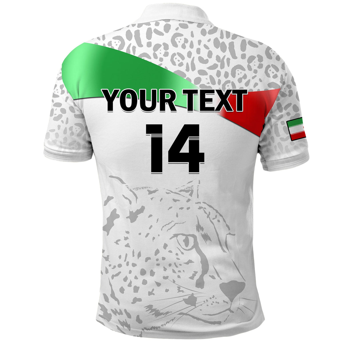 (Custom Text And Number) Iran Football Polo Shirt Team Melli Football 2022 - Wonder Print Shop