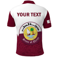 Custom Qatar Polo Shirt Laeeb Mascot Football 2022 Welcome To Qatari - Wonder Print Shop