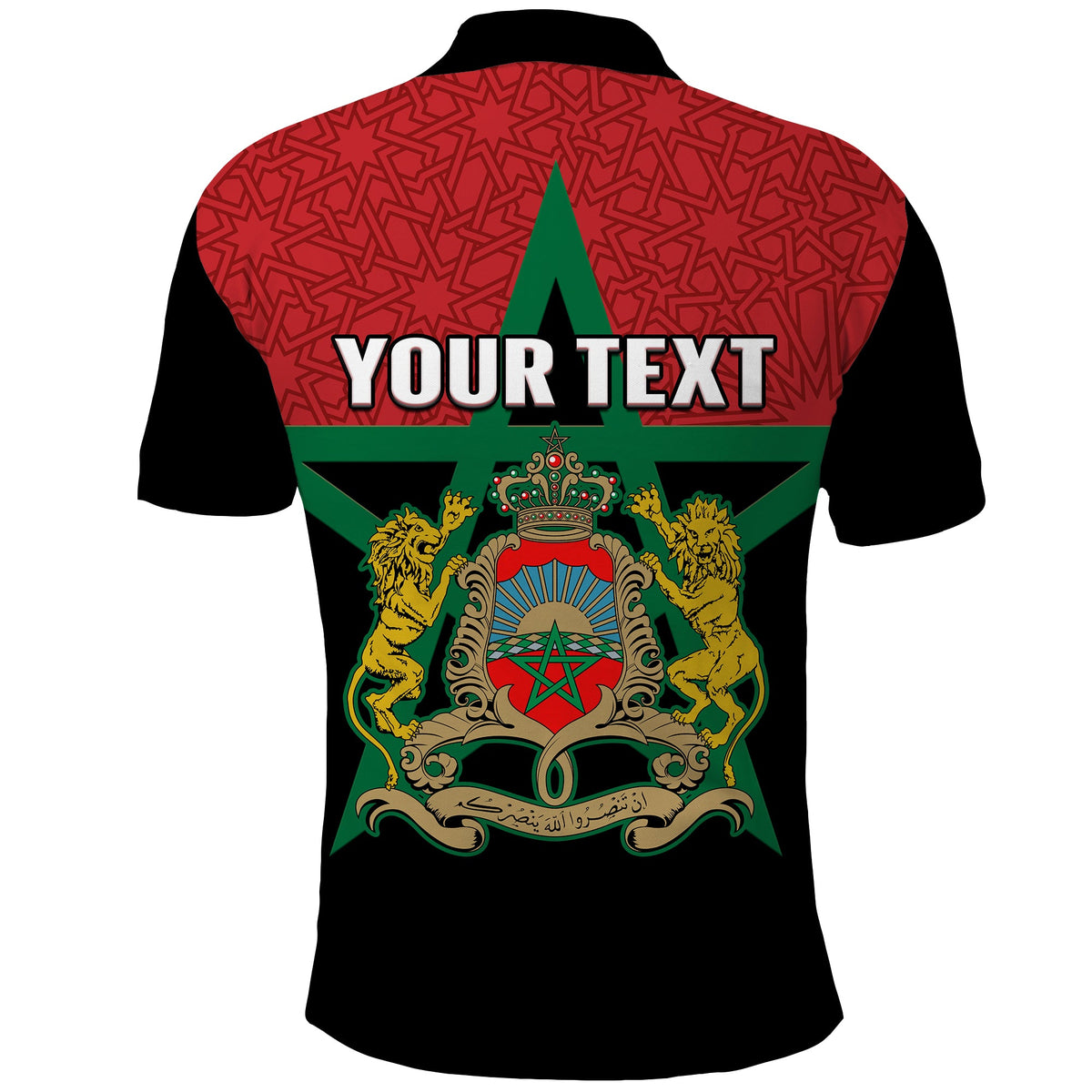 Custom Western Sahara Morocco Polo Shirt Map Black Moroccan Is Always In My Heart - Wonder Print Shop