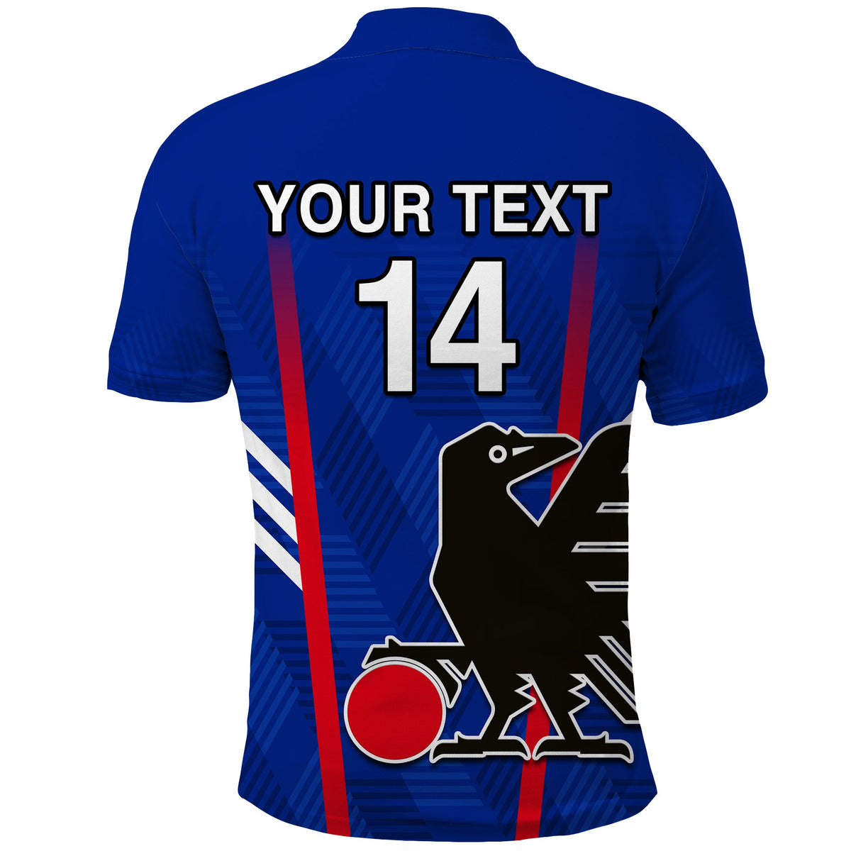 (Custom Text and Number) Japan Football Polo Shirt Samurai Blue Football 2022 - Wonder Print Shop