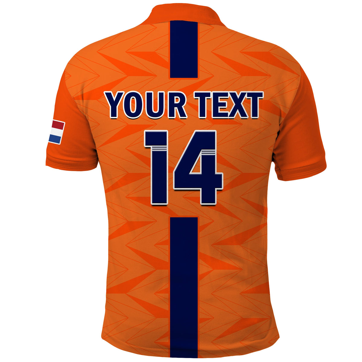 (Custom Text And Number) Netherlands Football Polo Shirt Holland Football 2022 - Wonder Print Shop