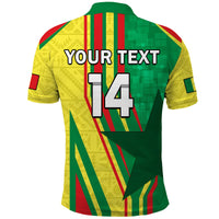 (Custom Text And Number) Senegal Football Polo Shirt Allez Les Lions Sporty Style - Wonder Print Shop
