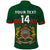 (Custom Text And Number) Morocco Football Polo Shirt Football 2022 Green Moroccan Pattern - Wonder Print Shop