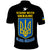 Ukraine Polo Shirt Ukraine Gold Trident Slava Ukraini Black - Wonder Print Shop