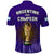 Argentina Football Polo Shirt La Albiceleste Campeon Proud Purple 2022 - Wonder Print Shop