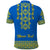 Custom Ukraine Polo Shirt Yellow Ukrainian Folk - Wonder Print Shop