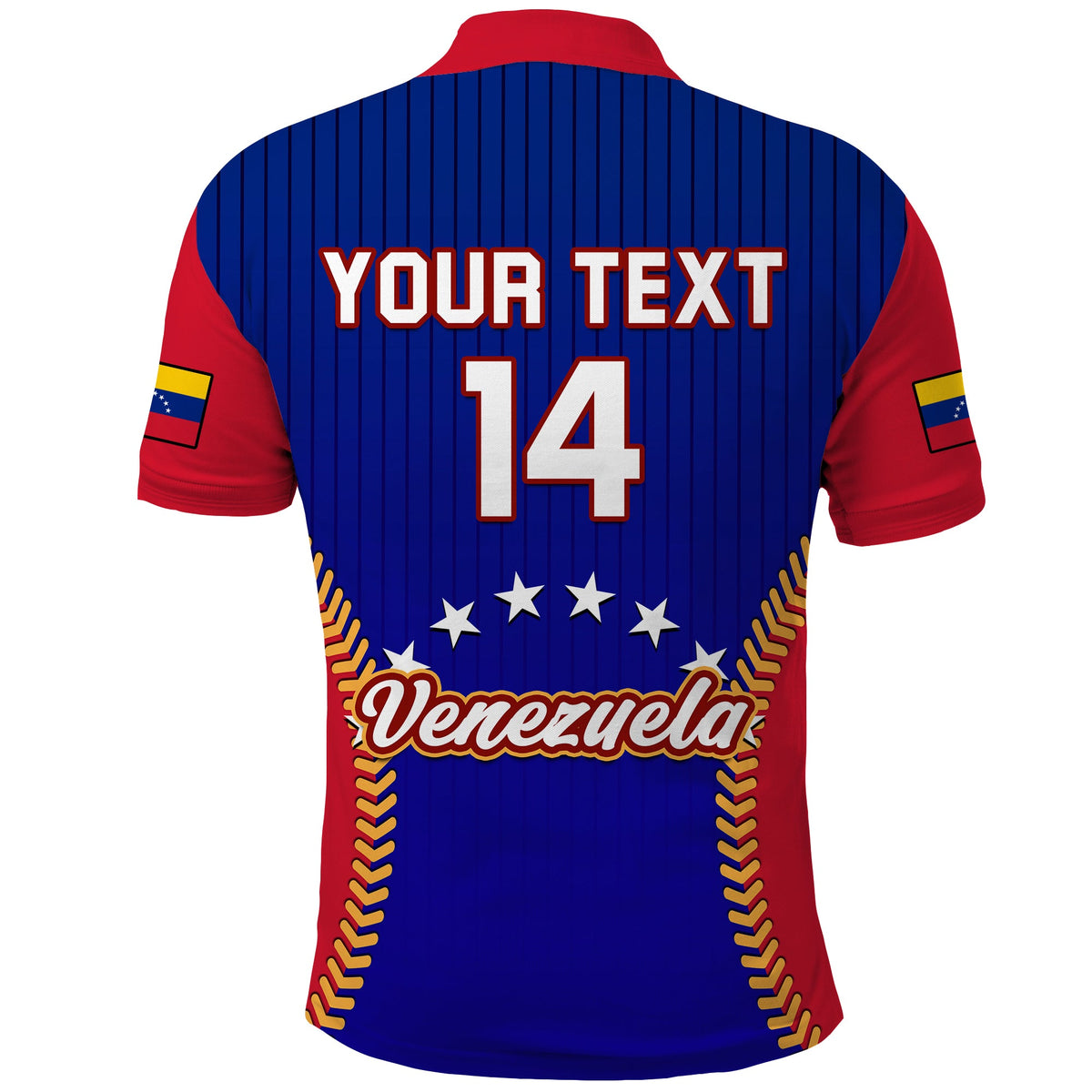 (Custom Text And Number) Venezuela Polo Shirt 2023 Baseball Sporty Version - Wonder Print Shop