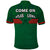 Morocco Football Polo Shirt Football 2022 Green Moroccan Pattern - Wonder Print Shop