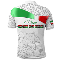Iran Football Polo Shirt Team Melli Football 2022 - Wonder Print Shop