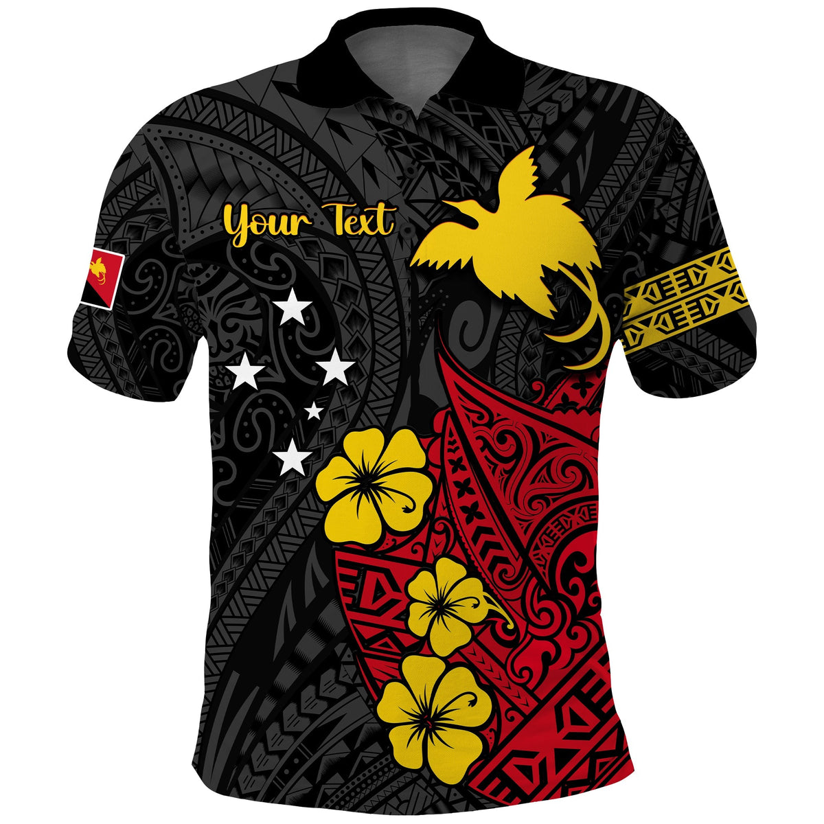 Custom Papua New Guinea Anniversary Polo Shirt 47th Independence Day Since 1975 LT13 - Wonder Print Shop