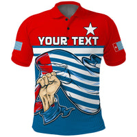 Custom Football Polo Shirt One People One Soul Strong West Papuan LT13 - Wonder Print Shop
