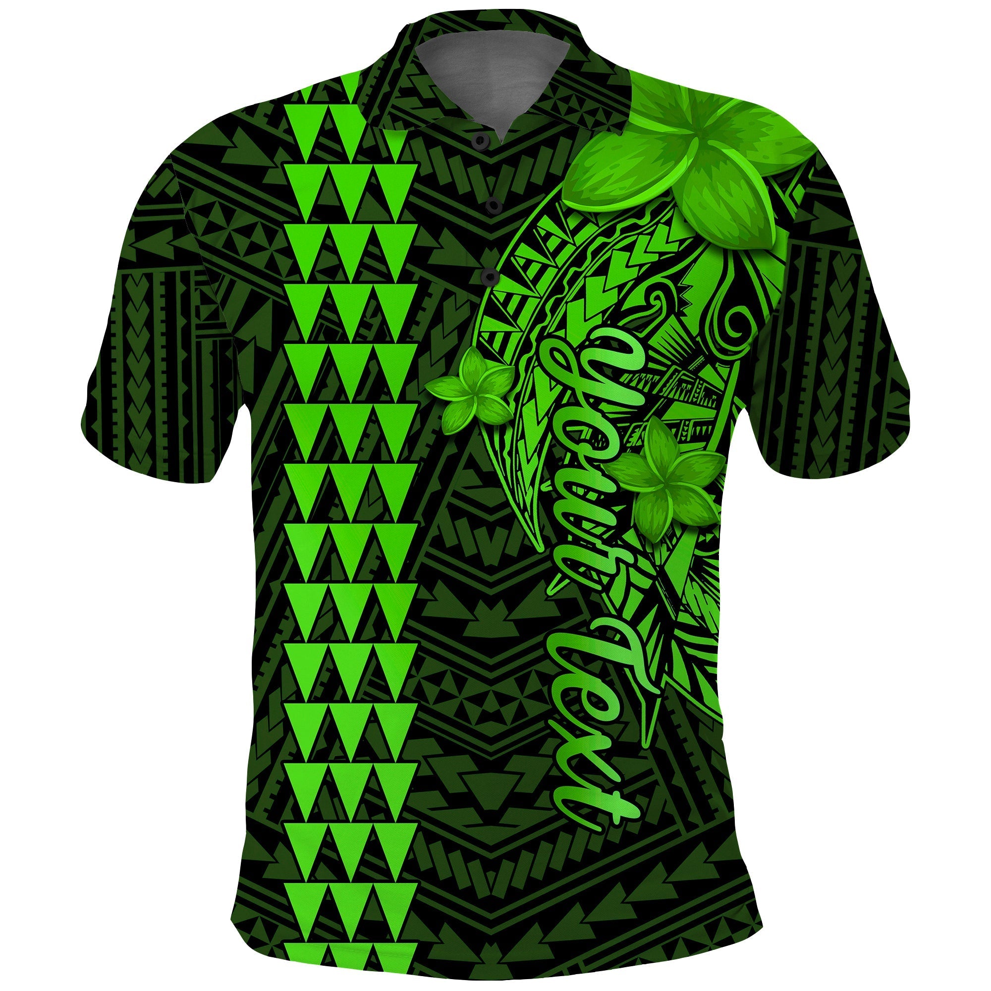 Custom Hawaii Polo Shirt Kakau Kanaka Maoli Combine Polynesian Shark Ver.02 - Wonder Print Shop