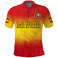Spain Football Polo Shirt La Roja Football 2022 - Wonder Print Shop