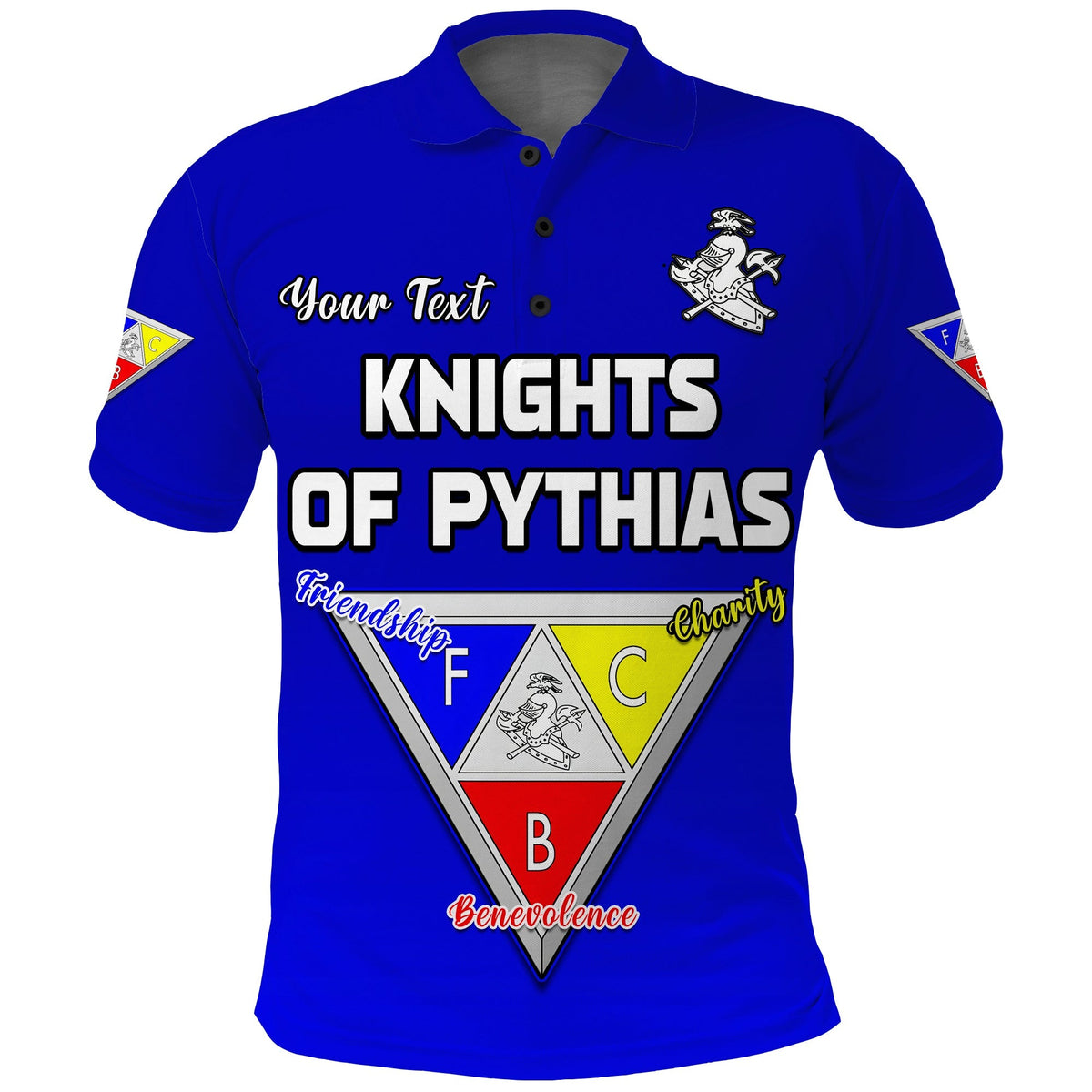Custom Knights of Pythias Polo Shirt Since 1864 Original Style LT13 - Wonder Print Shop