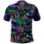 Custom Hawaii Skeleton Dancing Polo Shirt Halloween Hawaiian Turtle LT13 - Wonder Print Shop
